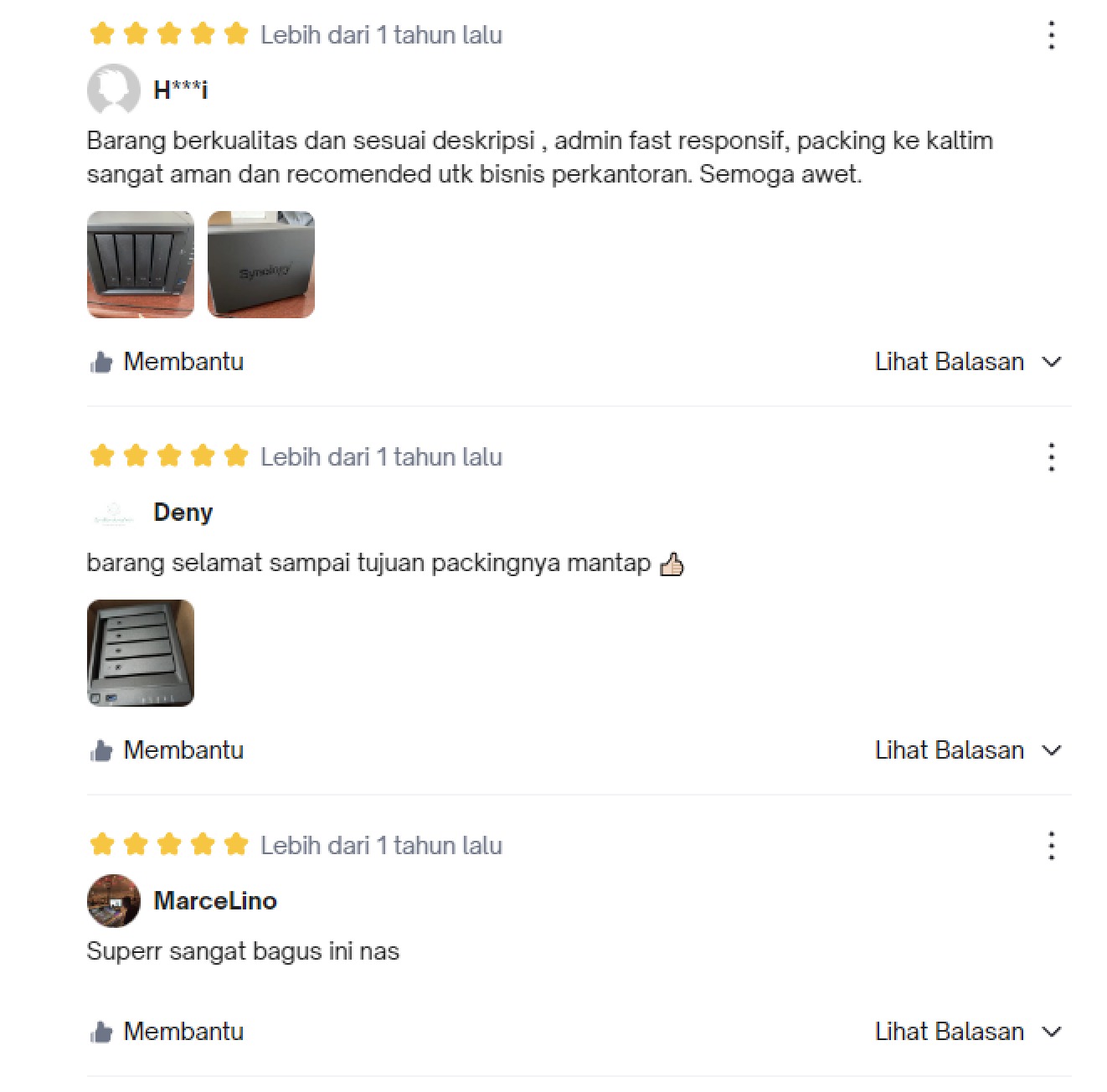 Foto testimonial pemilik usaha